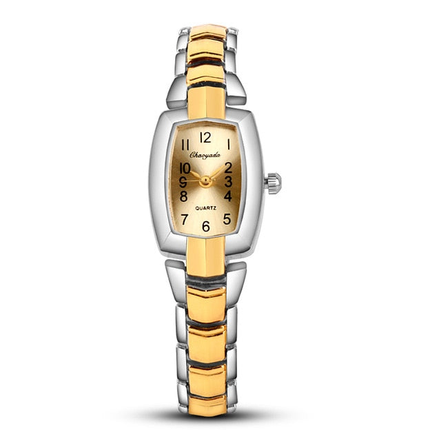 Womens Wristwatch Gold Silver