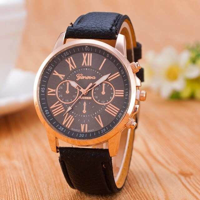 Montre Femme Women Watches Top Brand Luxury Leather Band  Wrist Watch